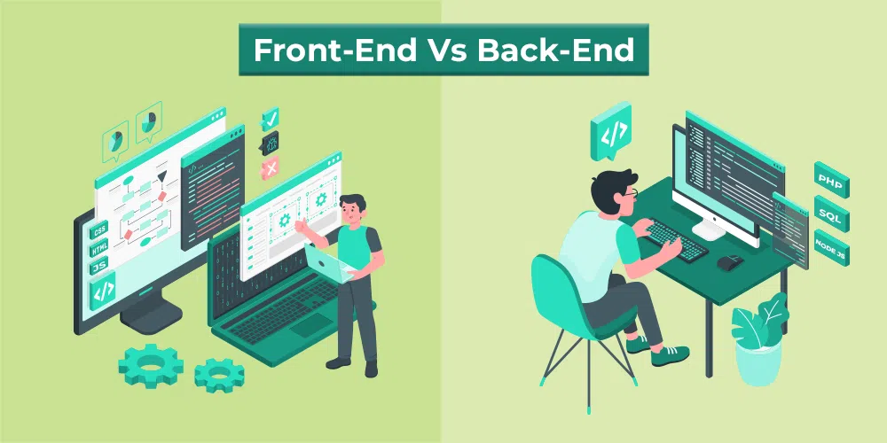 Front end vs Back end copy